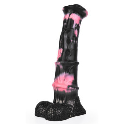 Bad Horse Gode Animal Ponulf 22 x 5.5cm Noir-Rose